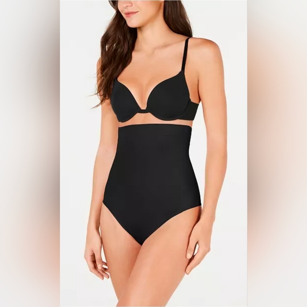 Spanx Suit your Fancy High Waist Thong Size Small Black Nwt